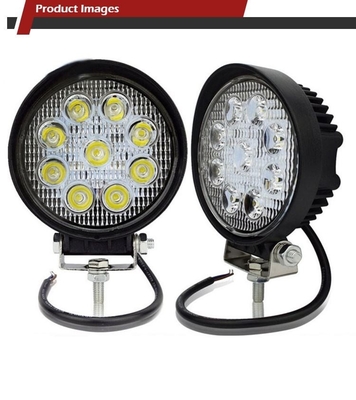 27W Spot Led Off Road Işıkları Kamyon SUV için Süper Parlak Sürüş Sis Lambası