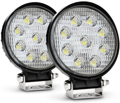 27W Spot Led Off Road Işıkları Kamyon SUV için Süper Parlak Sürüş Sis Lambası