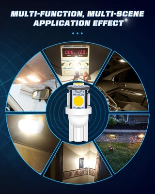 194 Otomotiv LED Ampuller 6500K Kama T10 SMD 5050 Cips