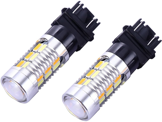 3157 3057 3357 4157 LED Fren Dönüş Sinyali Işıkları Amber Switchback Projektörlü 22 SMD