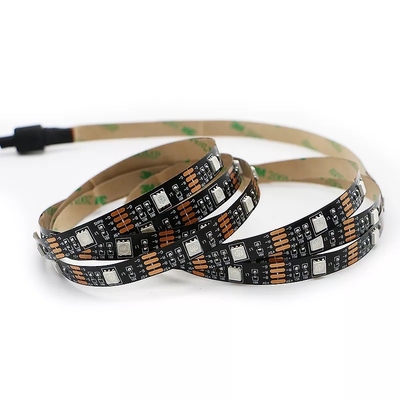 USB Araba Far LED Tüp Şerit SMD 5050 RGB Renkli DC 5V Esnek