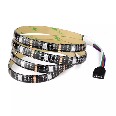 USB Araba Far LED Tüp Şerit SMD 5050 RGB Renkli DC 5V Esnek