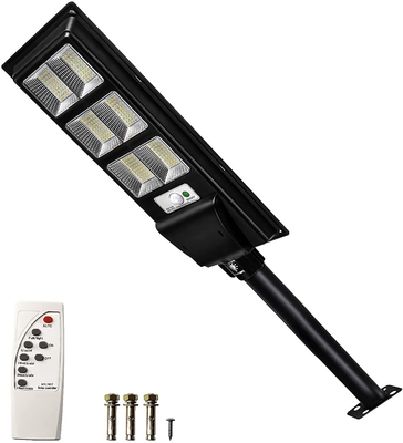 Dış Mekan 5000K Gün Işığı Beyaz Sel Dayanıklılığı IP65 Suya Dayanıklı 120 Watt Güneş Sokak Lambası